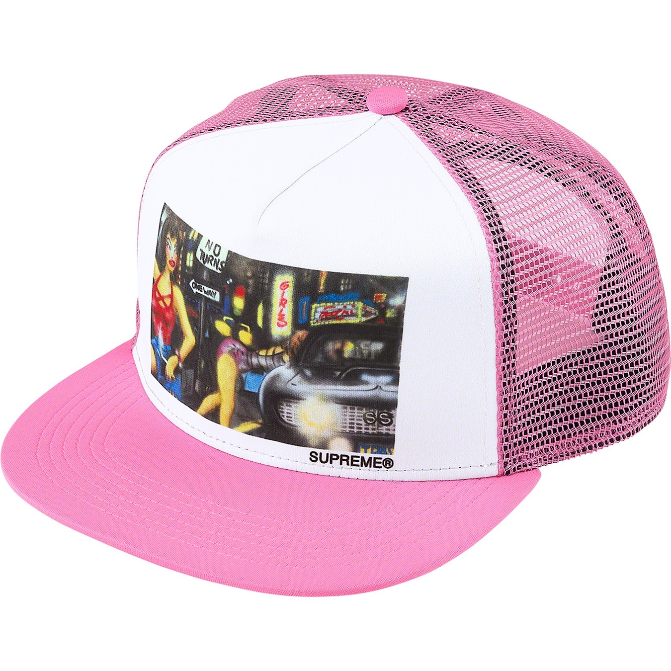 Lady Pink/Supreme Mesh Back 5-Panel view 2